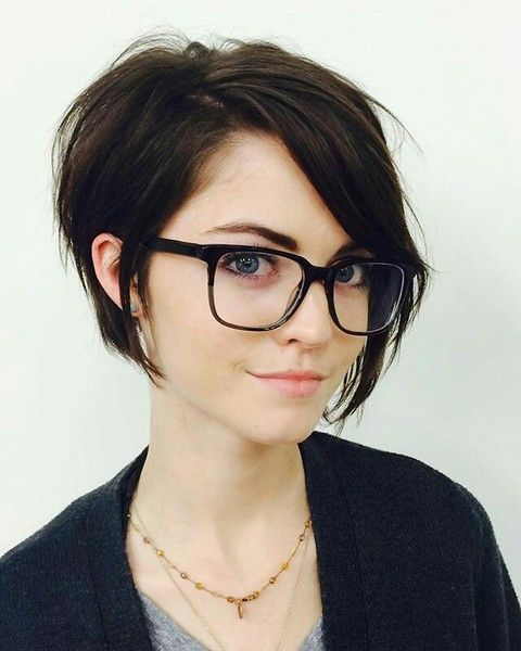 woman with a chic and edgy short haircut