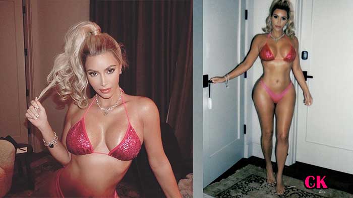 Kim Kardashian/Elle Woods Turn Heads for Halloween 