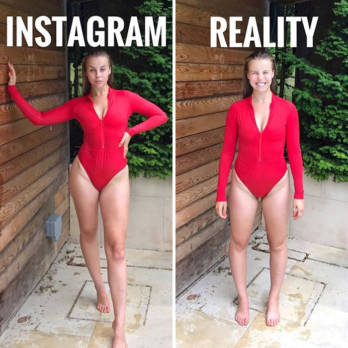 Instagram Vs Reality Chessie King Edition