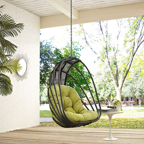 Outdoor Patio Balcony Porch Lounge Swing Chair Set